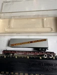 Atlas Usa #34 24 40 Foot Box On Flat Car, Pennsylvania Scale. Fixed Price $29.99.