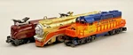 Lot 3 Hallmark Lionel Train Ornaments 4449 Daylight Chessie GG1 Locomotives. Fixed Price $28.99.
