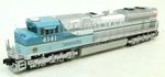 Used Mth 20-21155-1 George H. Bush SD70ACE Diesel W/box. Fixed Price $562.49.
