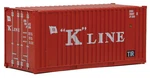 New Walthers 20 Corrugated Container W/flat Panel K-line Ho Scale Free Us Ship. Fixed Price $17.49.