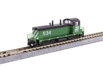 Kato 176-4377 Scale Emd NW2 Burlington Northern Bn 534 Dc. Fixed Price $109.99.