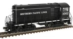 Atlas Ho Scale Alco HH600/660 (standard Dc) Southern Pacific Lines (black) #1003. Fixed Price $129.99.