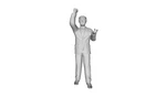 Printle Homme Donald TRUMP-45 & 47 President Usa Figure For Dioramas Train Set. Fixed Price $24.00.