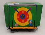 Lgb Lehmann Toy Train Scale Moving Target Flat Car #94260 Ln/box. Fixed Price $36.39.