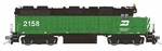 Rapido 038530 Ho Scale Emd GP38 Diesel Burlington Northern Bn 2164 Dcc Sound. Fixed Price $309.99.