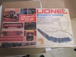 Vintage Lionel 6-1487 Pennsylvania Broadway Limited Passenger Train Set W/ Box. Fixed Price $190.00.