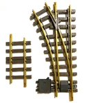 Lgb Lehmann Scale No 1210 1215 30 Deg. R=600 Manual Lefthand Switch & 6" Track. Fixed Price $34.95.