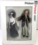 G Scale Preiser 45057 Couple New Sealed. Fixed Price $49.95.