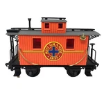 Vtg Echo The Classic Rail Train Rio Grande 1835 Orange Caboose Car. Fixed Price $16.20.