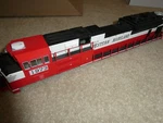 Mth Scale Diesel Locomotive Body Western Maryland 1973 18 3/8" Long. Fixed Price $59.00.