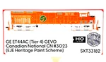 Ho Scaletrains Rivet Counter SXT33182 Canadian National Eje Tier 4 Gevo #3023. Fixed Price $219.99.