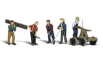 New Woodland Scenics Rail Workers Ho Train Figures A1898. Fixed Price $19.99.