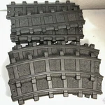 16 Pcs 1997 Train Track, Curves, Straight Playmobile (E2). Fixed Price $39.00.
