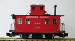 G Scale Aristo Craft 42218 Northern Pacific Caboose W/ Metal Wheels. Fixed Price $69.95.