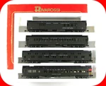 Ho Scale *nyc* 1920S Passenger Set B, Interiors, Knuckle Cplrs - Rivarossi 6925. Fixed Price $141.95.