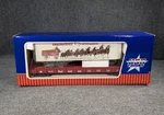 New! Usa Trains G Scale Budweiser Clydesdales Flat Car With Trailer Number #1645. Fixed Price $199.99.