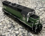 Atlas Ho Scale Burlington Northern GP40 3515 Dcc Ready. Fixed Price $99.00.