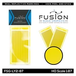 Ho Scale Railroad Locomotive Bright Yellow Reflective Sill Stripes Set. Fixed Price $14.95.