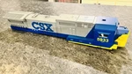 Mth One Guage Railking Gauge Csx 5933 Dash 8 Engine Shell 70-2019-3 (2 Axle). Fixed Price $74.99.