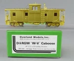 Overland Models Ho Brass #1299 D&rgw Wide Vision Caboose #1523 W/small Bay Windo. Fixed Price $298.97.