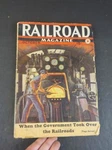 Railroad Magazine 1938 October Nyo&w Mountaineer Sp Whengovt Tood Over The Rrs. Fixed Price $33.00.