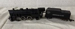 Vintage American Flyer #302 Ac 4-4-2 Steam Locomotive & Tender Reading Lines. Fixed Price $40.00.