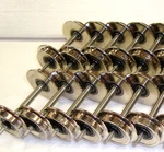 5 Pair -10 Axles Roll-ez G-scale Ball Bearing Silver Metal Train Wheels. Fixed Price $134.95.