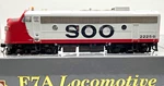 Ho Walthers Proto 2000 920-40600 F7A Locomotive Soo 2225-B Dcc Sound Mars Light. Fixed Price $199.99.