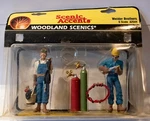 Woodland Scenics G-scale #2544 Accents(r) Figures -- Welder Brothers &. Fixed Price $31.19.