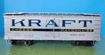 S01: Aristo Craft No. 6215 Kraft Reefer Scale Metal Wheels -missing Couplers. Fixed Price $69.95.