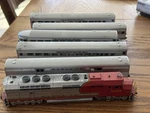 Ho Athearn Santa Diesel Locomotive #5944 Plus Passenger Cars Tested!. Fixed Price $79.60.