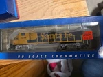 Ho Scale Bachmann GP30 Santa Fe War Bonnet #3234 Diesel Locomotive. Fixed Price $60.00.