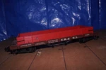 Bod / Lgb Scale Flat Wagon U. S. From 2ER Set 41600 With Structure 4061. Fixed Price $62.50.