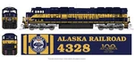 Kato 1766412 N Scale SD70MAC Alaska Rr #4328 "100 Years" 176-6412 , Dcc Ready. Fixed Price $106.95.