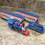 Bachmann Hawthorne Village Spirit Of America Engine, Tender, & 2 Passenger Train. Fixed Price $79.99.