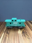 Penn Central 18325 Green Caboose Train Car Vintage Plastic Usa. Fixed Price $21.56.