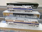 Kato Japan Scale 106-6102 Amtrak Two P42 Diesel Loco Set Runs/lights Mib Shape. Fixed Price $189.99.