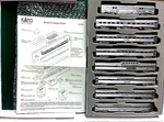Kato Scale Led Lighted Santa Fe 8-CAR Unofficial Passenger Consist With Case. Fixed Price $239.95.