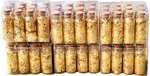 Lot X 10 Large 30 Ml Glass Jars Of Gold Leaf Flakes With Cork. Fixed Price $18.88.