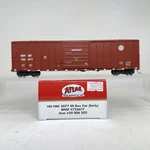 Atlas Master Line Ho Bnsf #725677 Fmc 5077 Sd 50' Boxcar Early Scheme. Fixed Price $26.93.