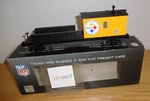 Mth Railking 30-79308 Pittsburgh Steelers Nfl Crane Tender Car O Gauge Train. Fixed Price $74.95.