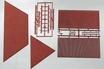 Piko 62803 G Scale Components Tiled Roofs. Fixed Price $96.99.