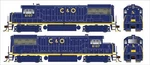Bowser Ho Scale U25B (standard Dcc) Chesapeake & Ohio #8106. Fixed Price $269.99.