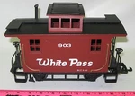 Bachmann Item No. 93119 'g' Four Wheel Caboose ( White Pass) 903. Fixed Price $60.00.