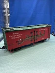 Usa Trains Scale Rare 1993 Christmas Reefer With Blinking Rudolph Nose,. Fixed Price $56.25.