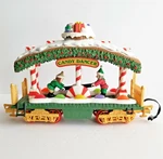 New Bright Holiday Express Candy Dancer Animated Santa's Elves Train Car Scale. Fixed Price $24.95.