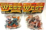 Wild West Cowboys & Indians Action Figures Toys Set Of 2 New Unopened Ab. Fixed Price $29.99.