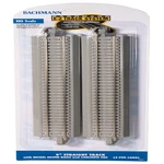 Bachmann Trains Snap-fit E-z Track 9 Straight 4/CARD Nickel Silver. Fixed Price $36.56.