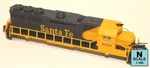 Bachmann N635X-00A01-63563 Body Shell GP40 New Tooling Santa Fe #3808. Fixed Price $19.79.