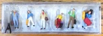 Preiser Ho #10115A Passengers -- Standing W/luggage (1:87TH) Painted Scale. Fixed Price $20.99.